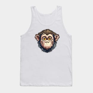 Head animal pixel ar Tank Top